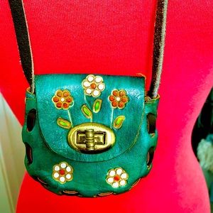 Hand made Leather Small Purse NWOT